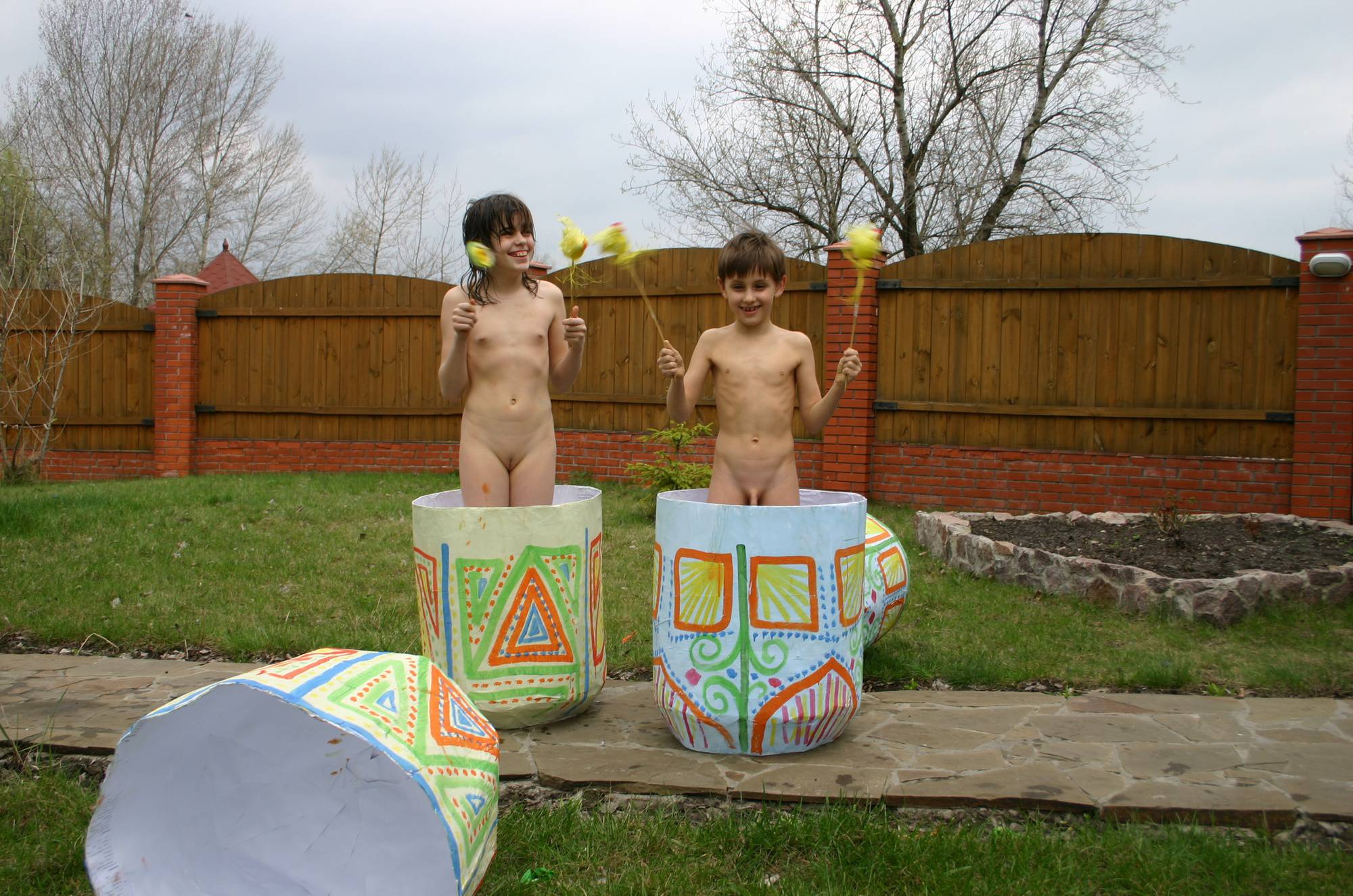 Pure Nudism Gallery Easter 2X Eggs Outdoors - 1