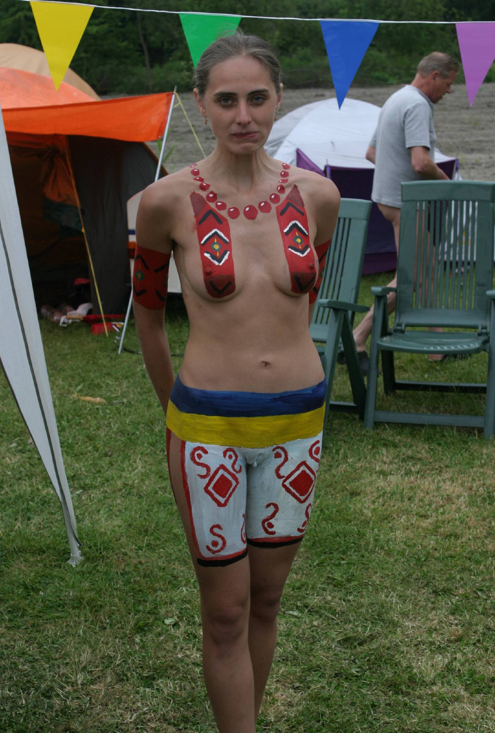 Pure Nudism Holland Body Paintings - 1