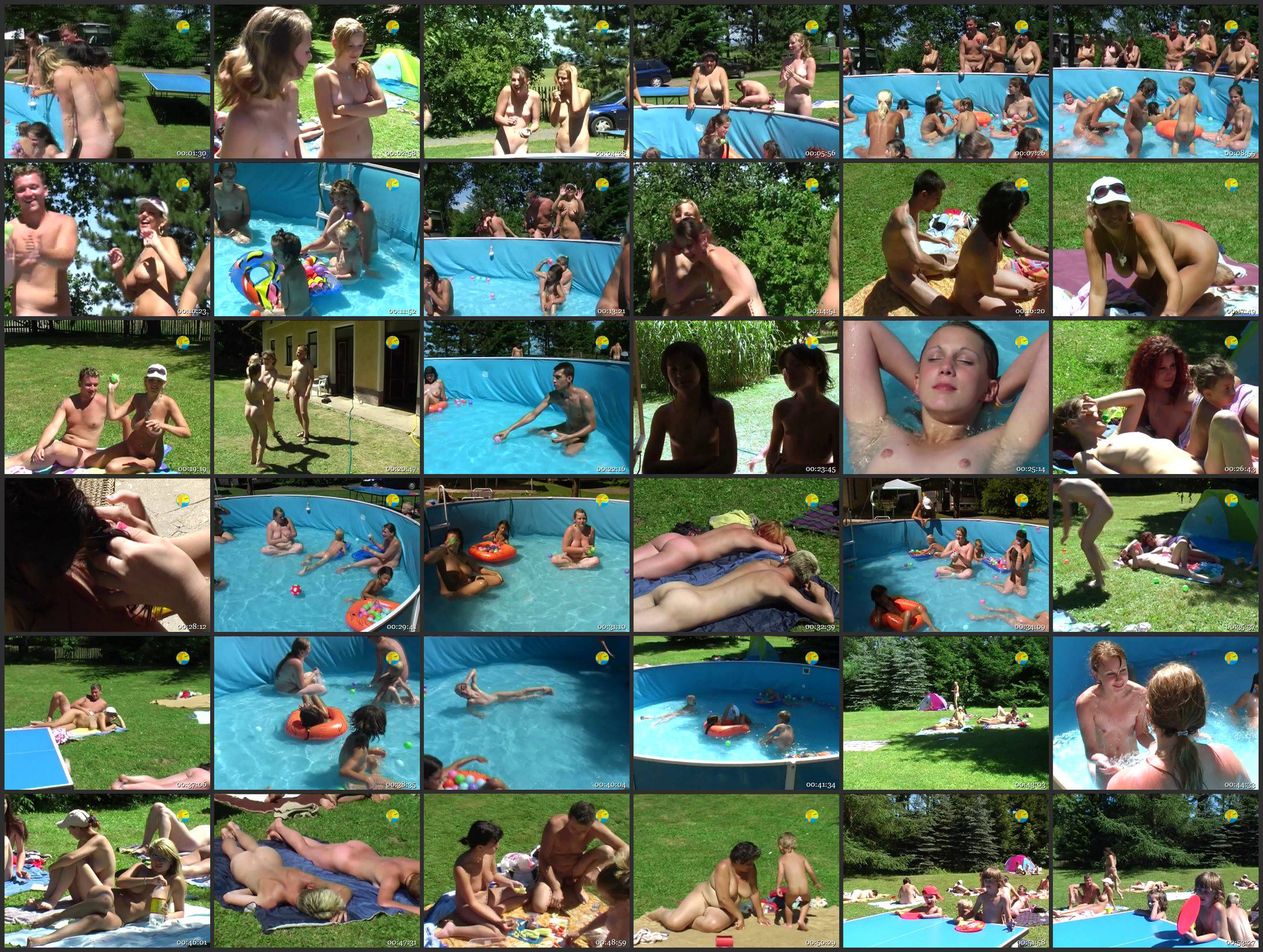 Naturist Freedom Videos Merry Pool - Thumbnails