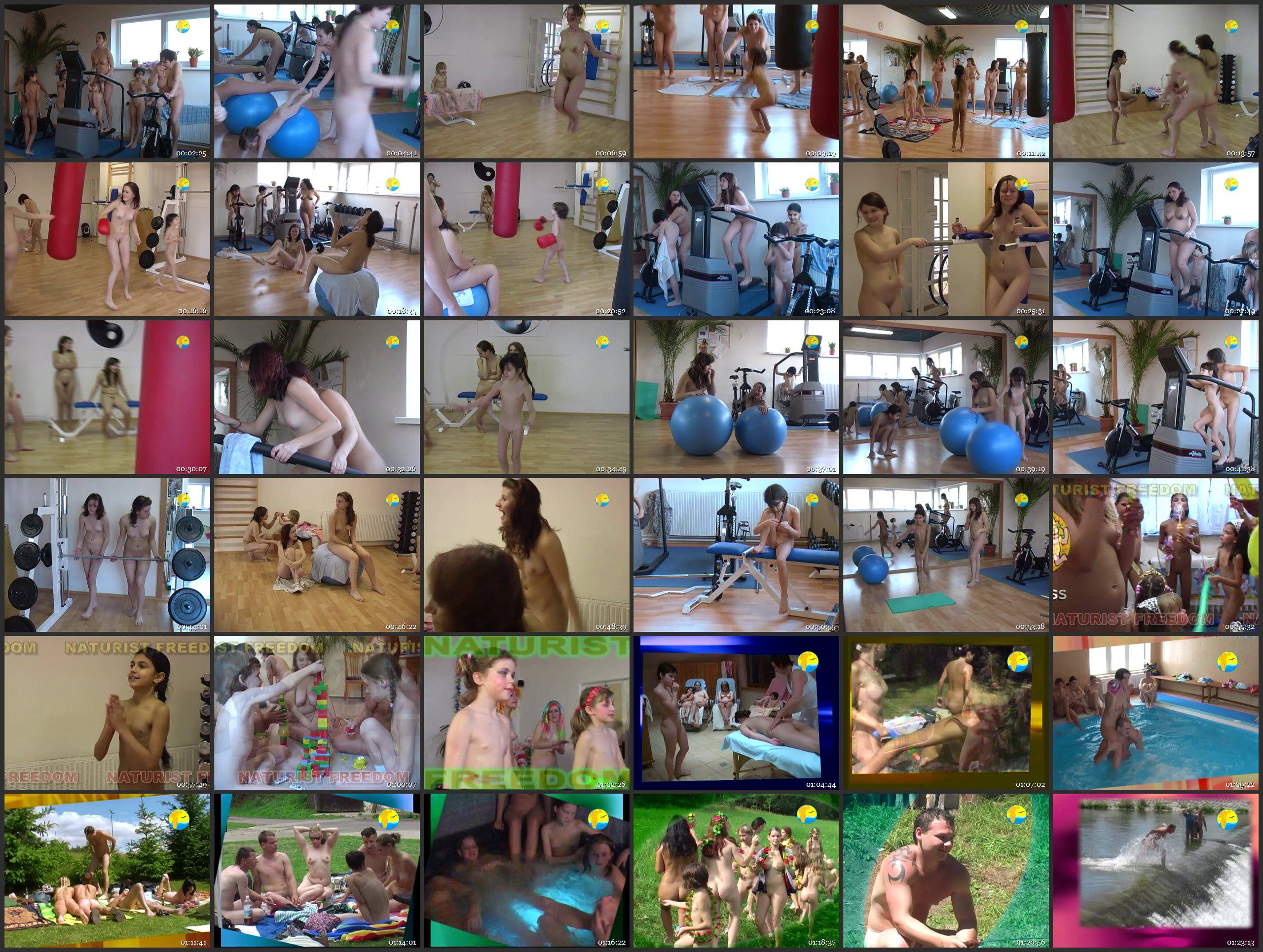 Naturist Freedom Fitness Girls - Thumbnails