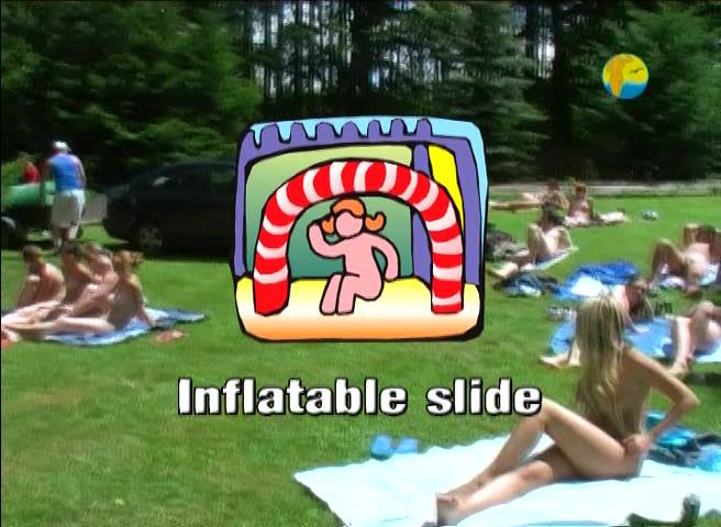 Naturist Freedom Videos Inflatable Slide - Poster