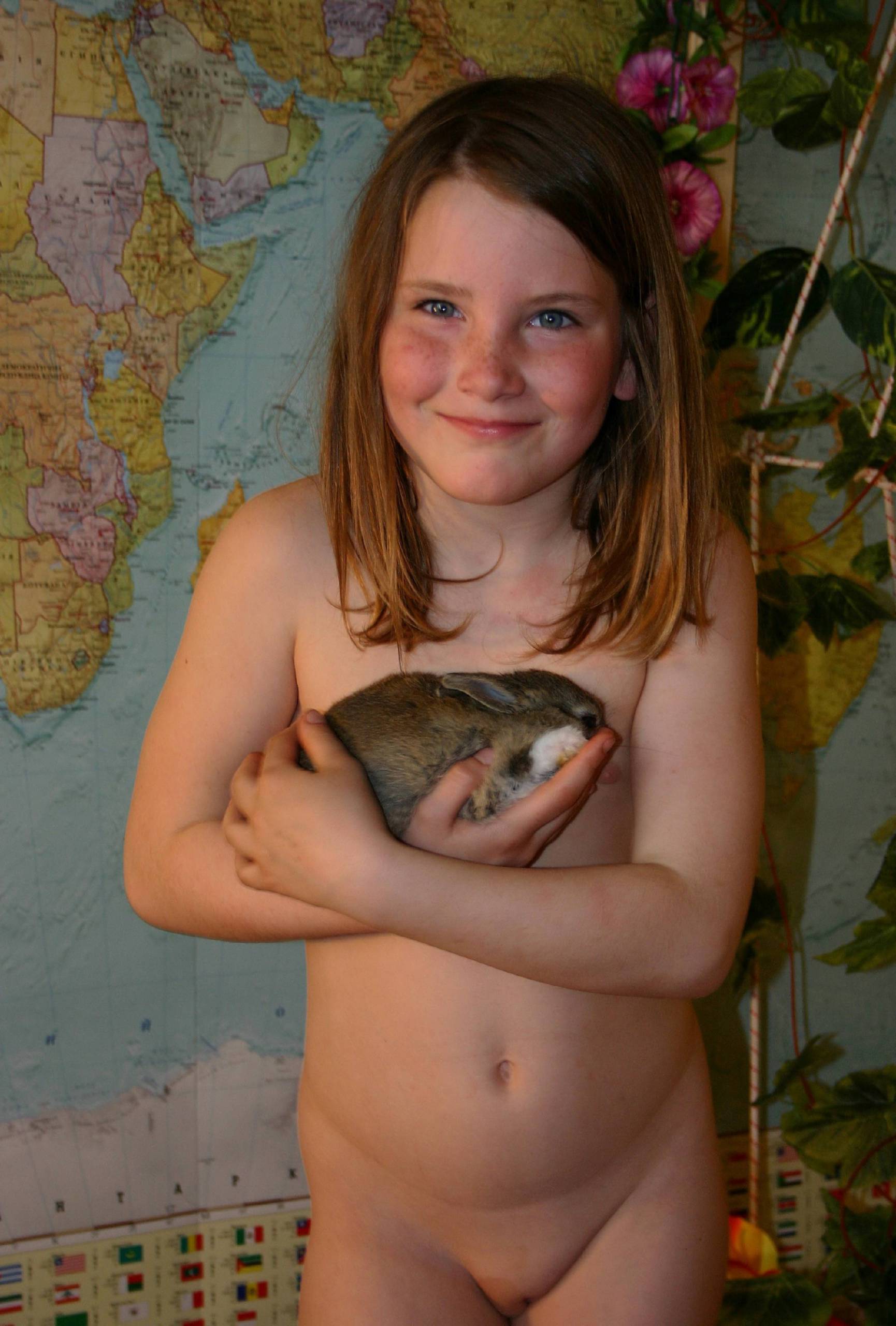 Pure Nudism Images Nudist Girl and the Bunny - 2