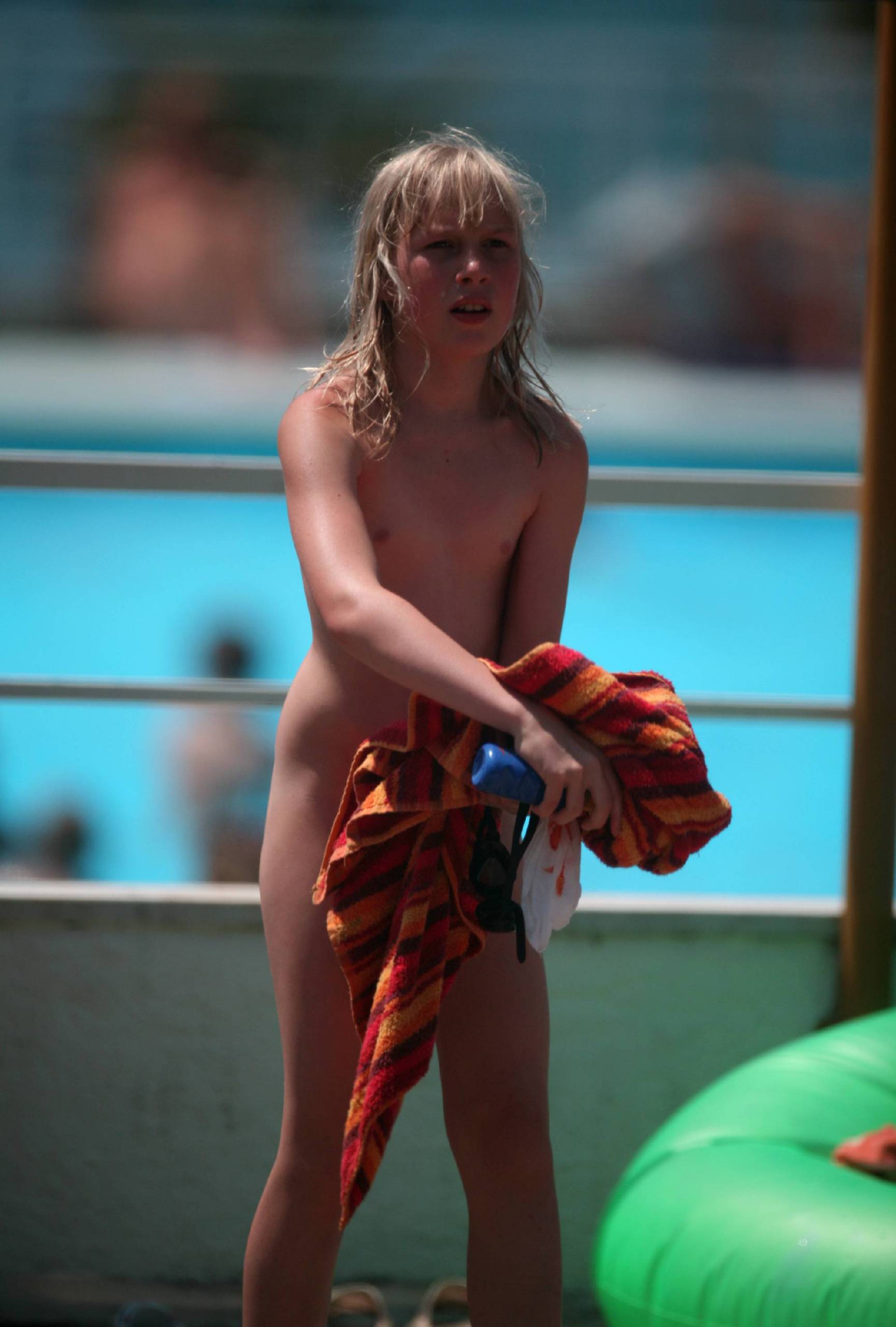 Nudist Pool Resort Towel - 1