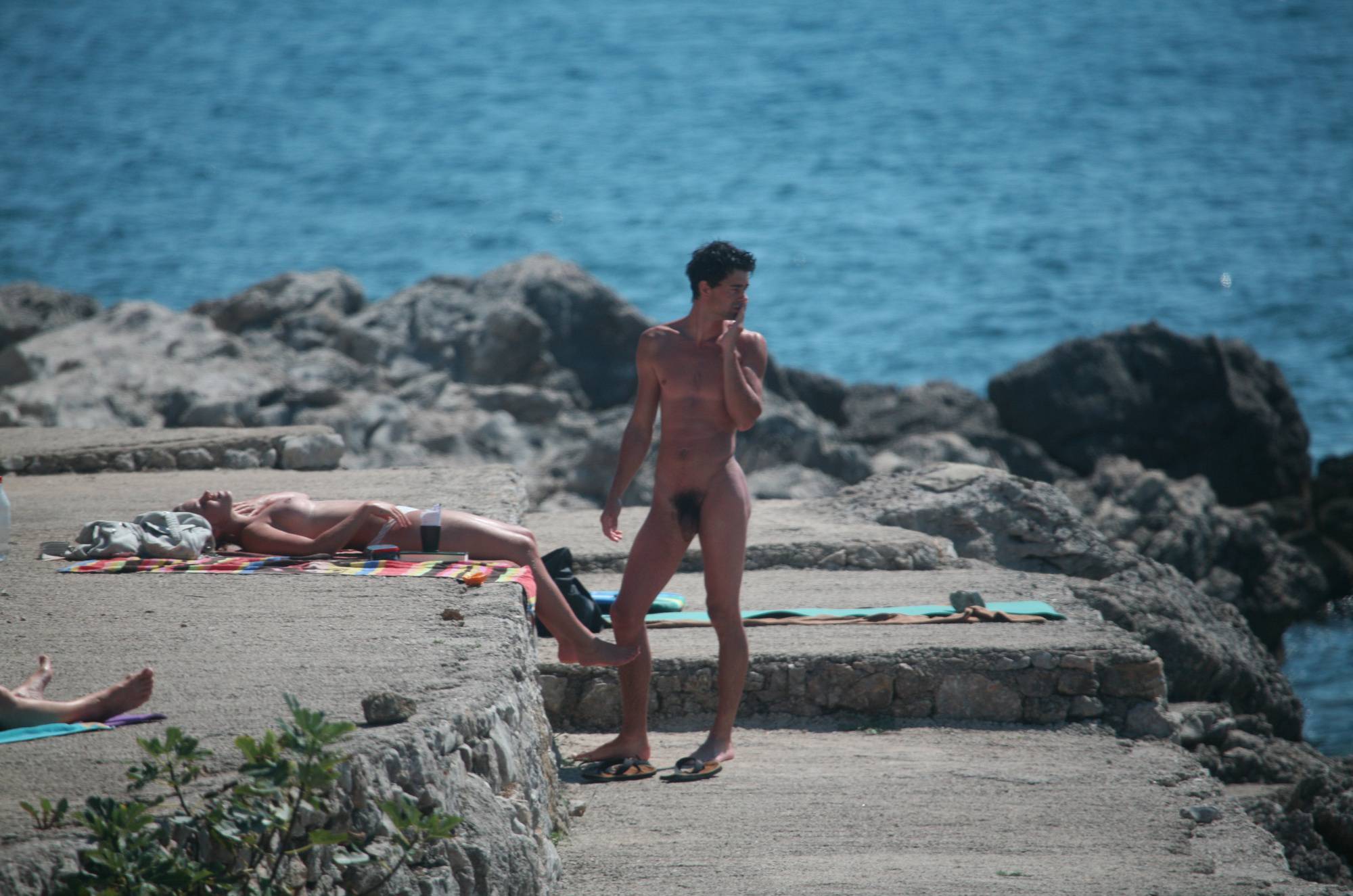 Pure Nudism Gallery Crete Couple's Beach Walk - 3