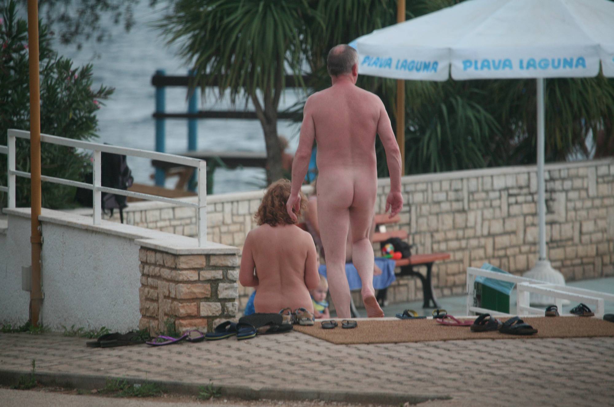 Pure Nudism Gallery Crete Poolside Observers - 3