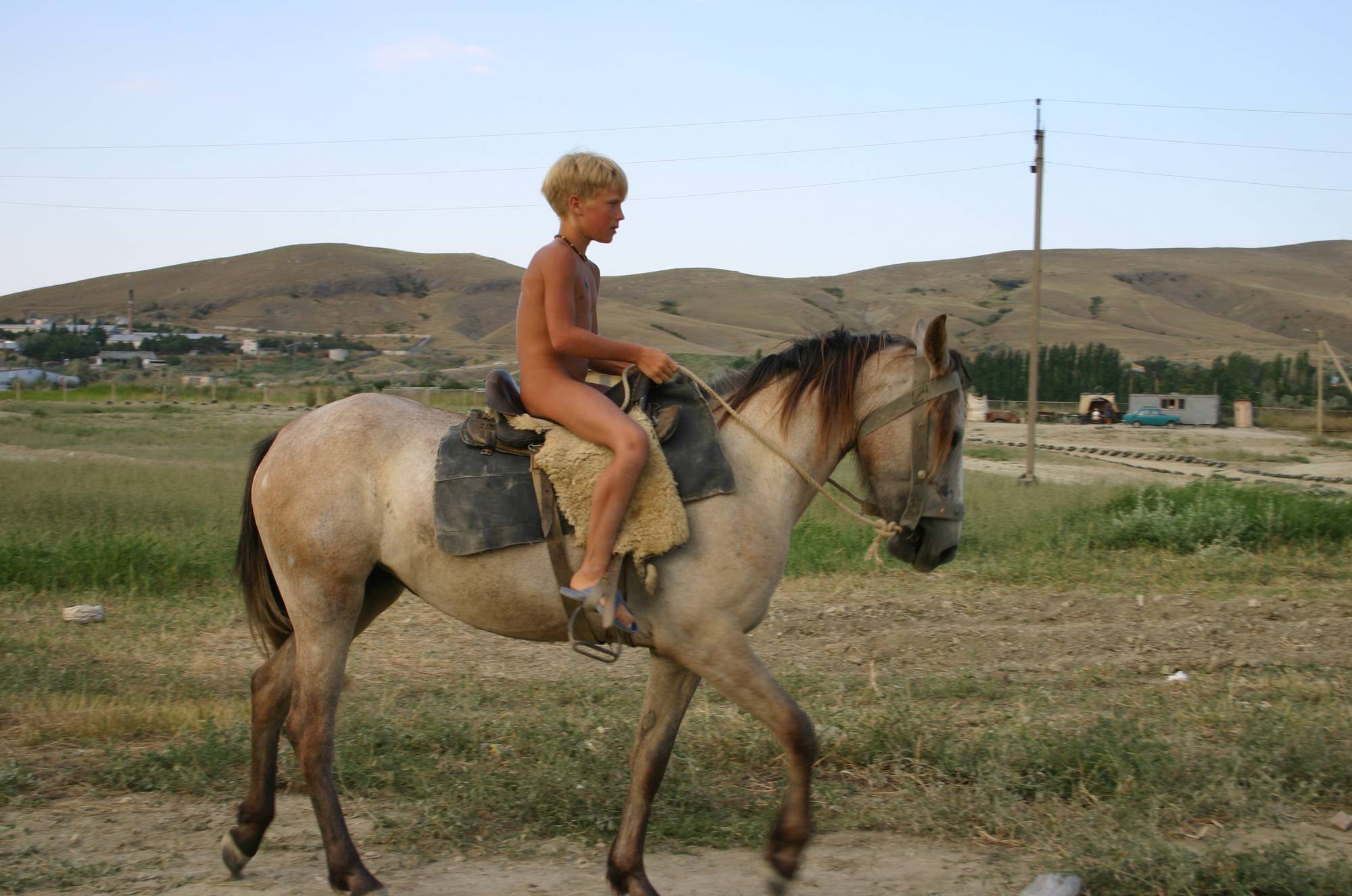Family Horseback Riding - 2