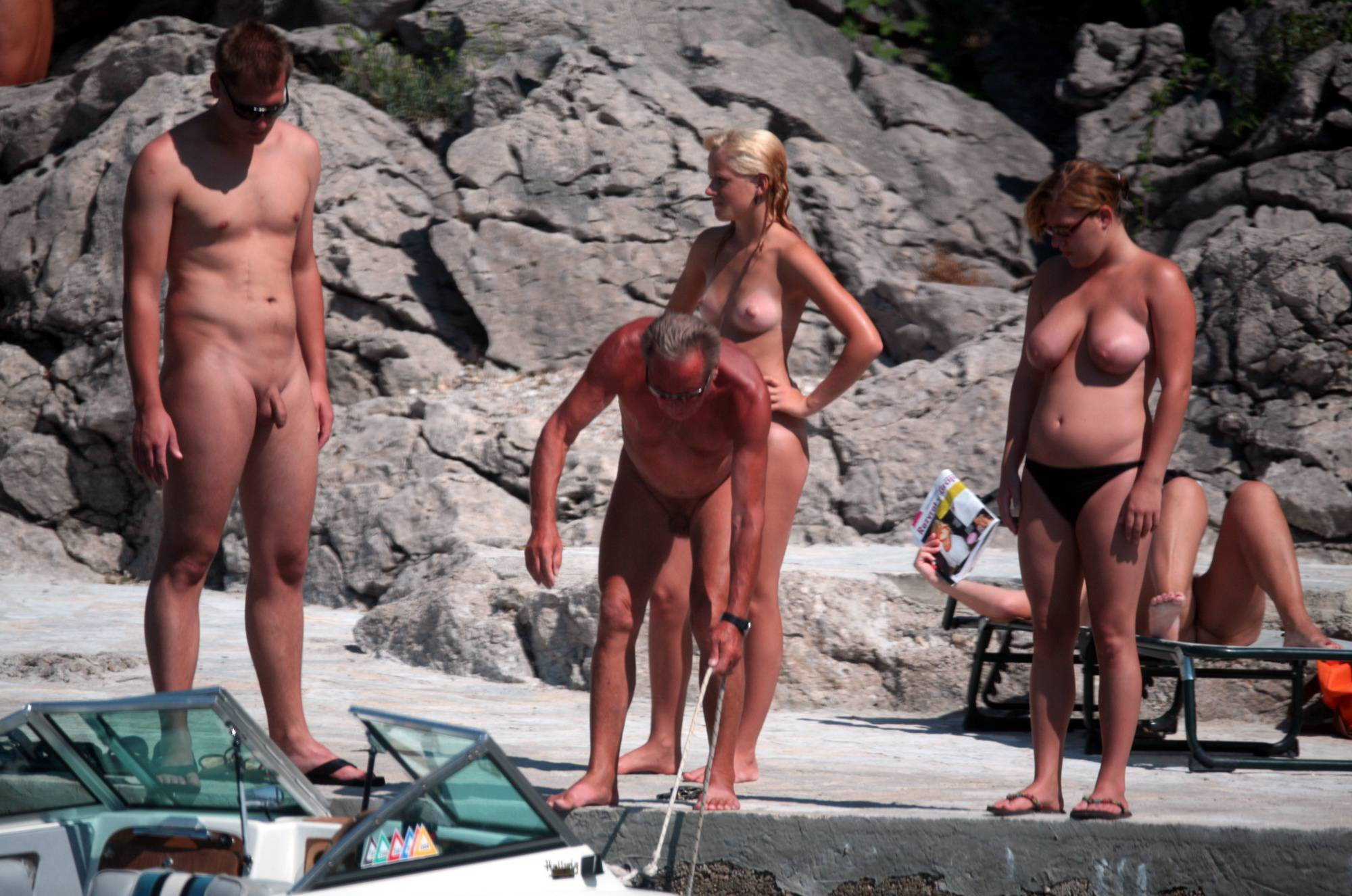 Purenudism Images Girl Nudist Walk to Docks - 1