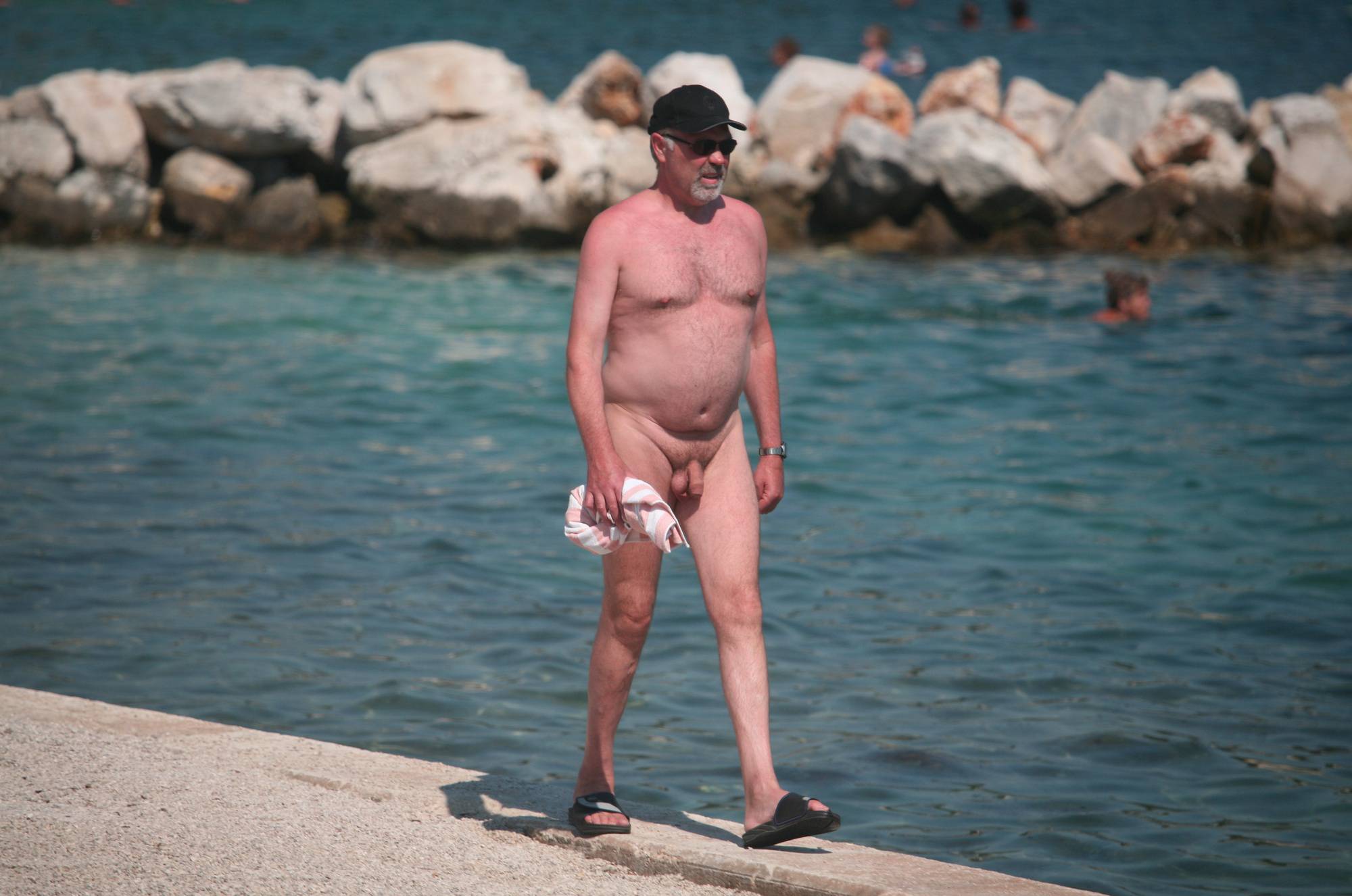 Pure Nudism Nudist Beach Pedestrians - 2