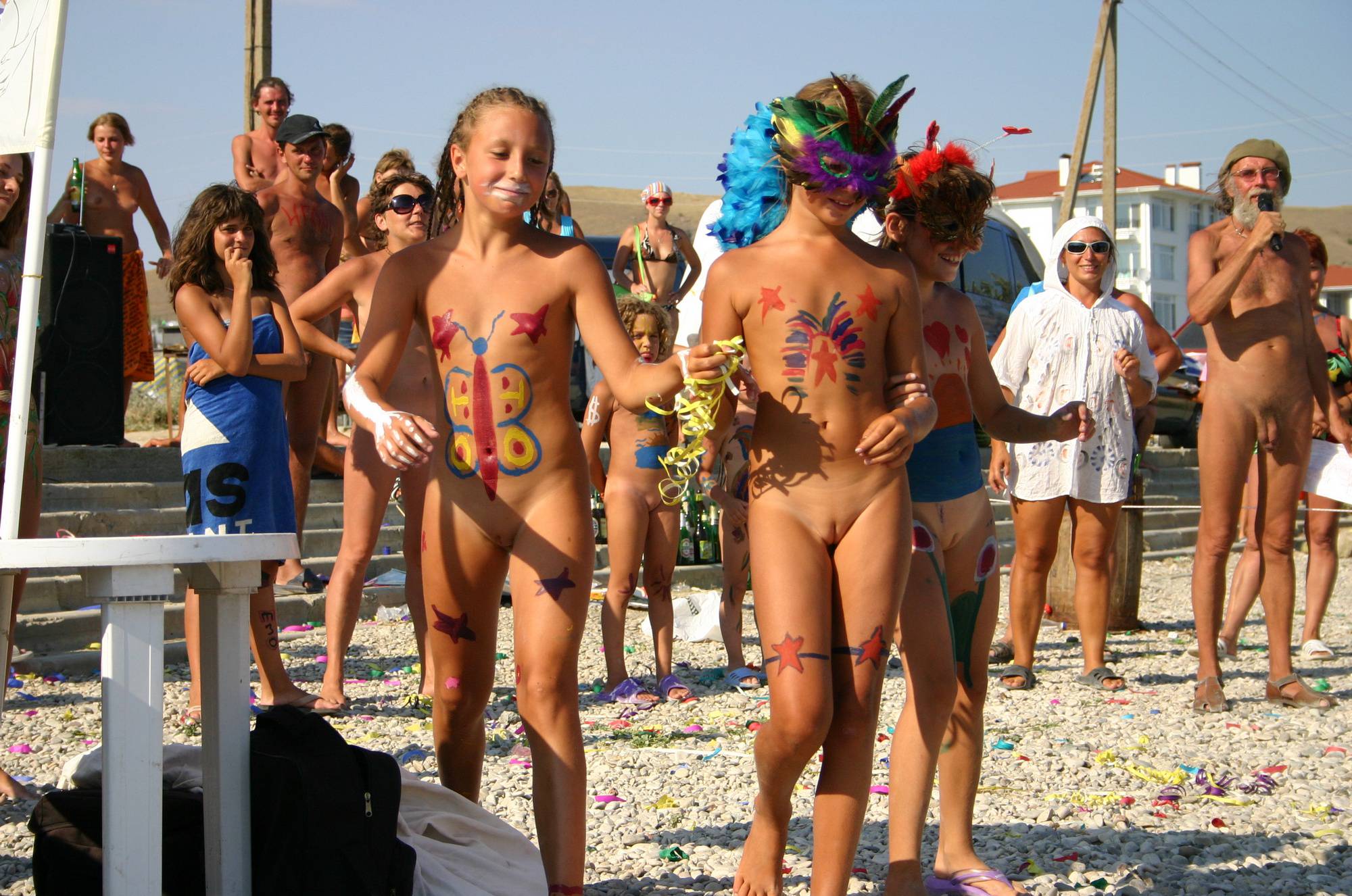 Pure Nudism Photos Colorful Carnival Dancing - 3