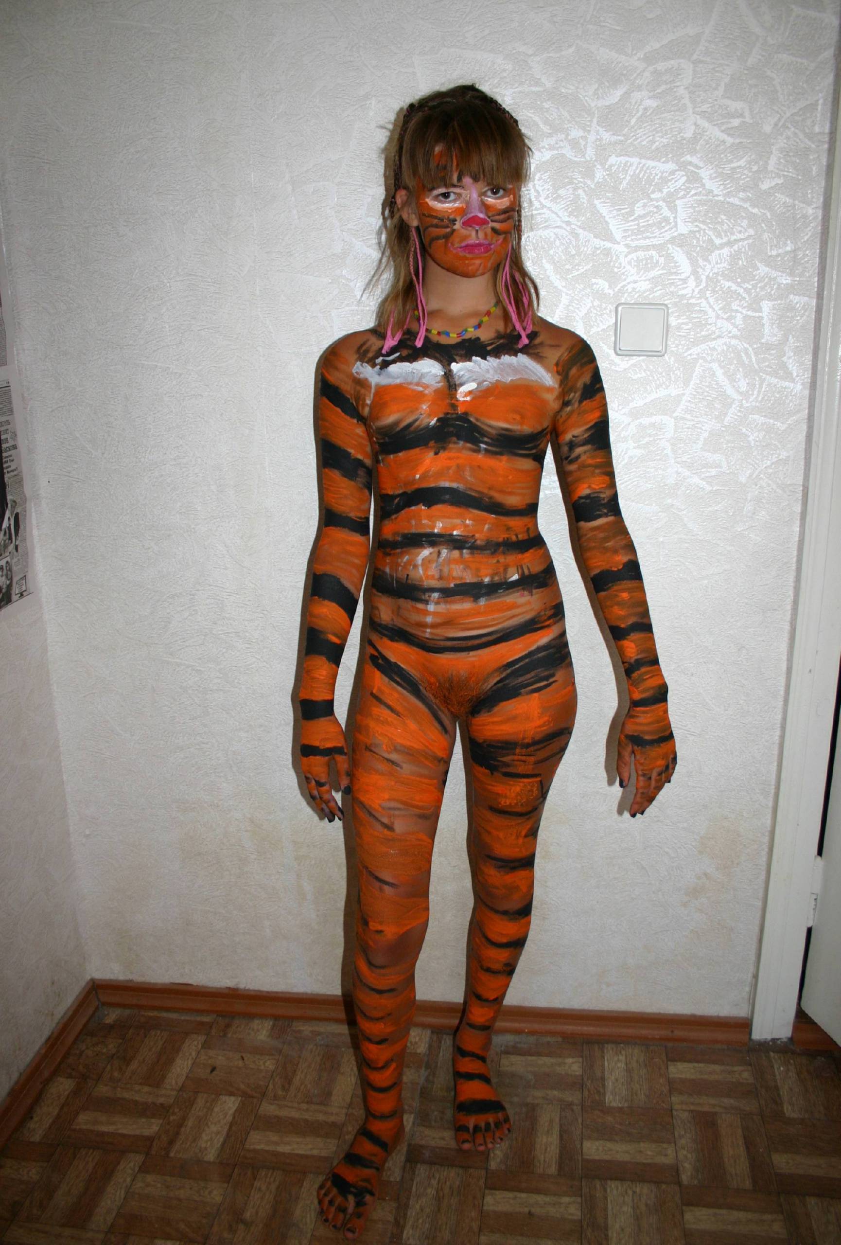 Pure Nudism Gallery Raging Dual Tiger Colors - 2