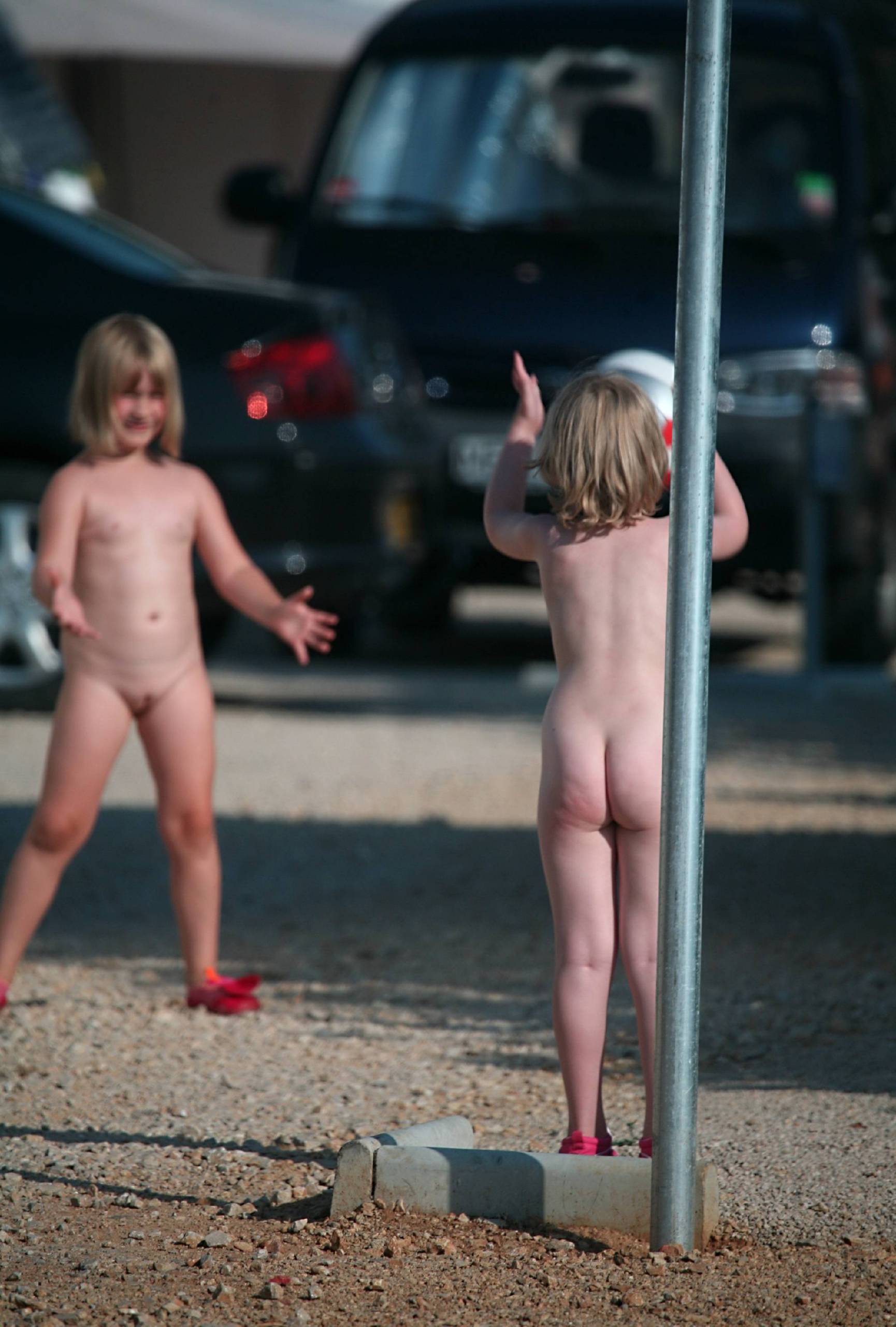 Purenudism Three Nudist Kids By RV - 2