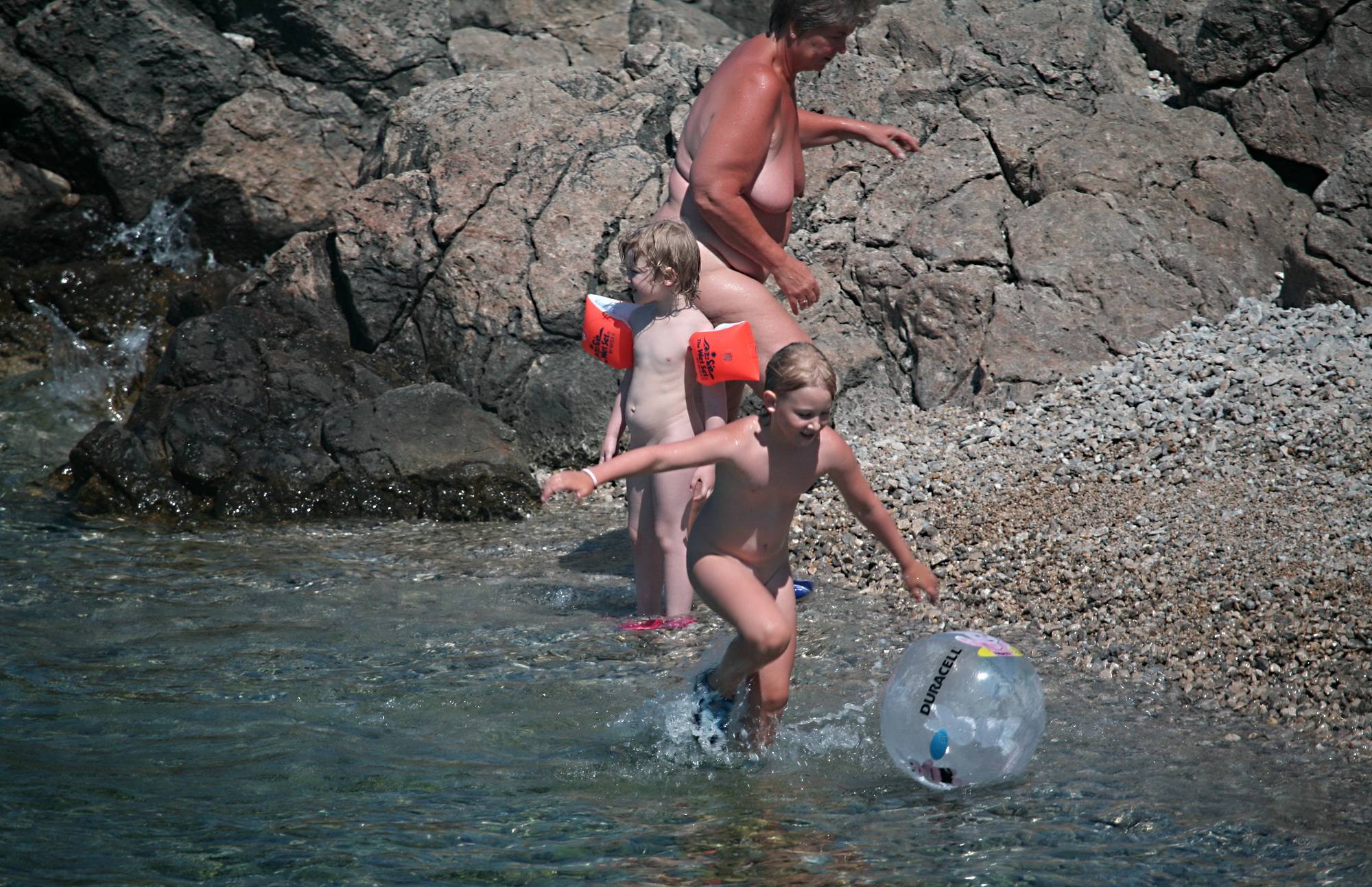 Pure Nudism Water and Family Ball Play - 1