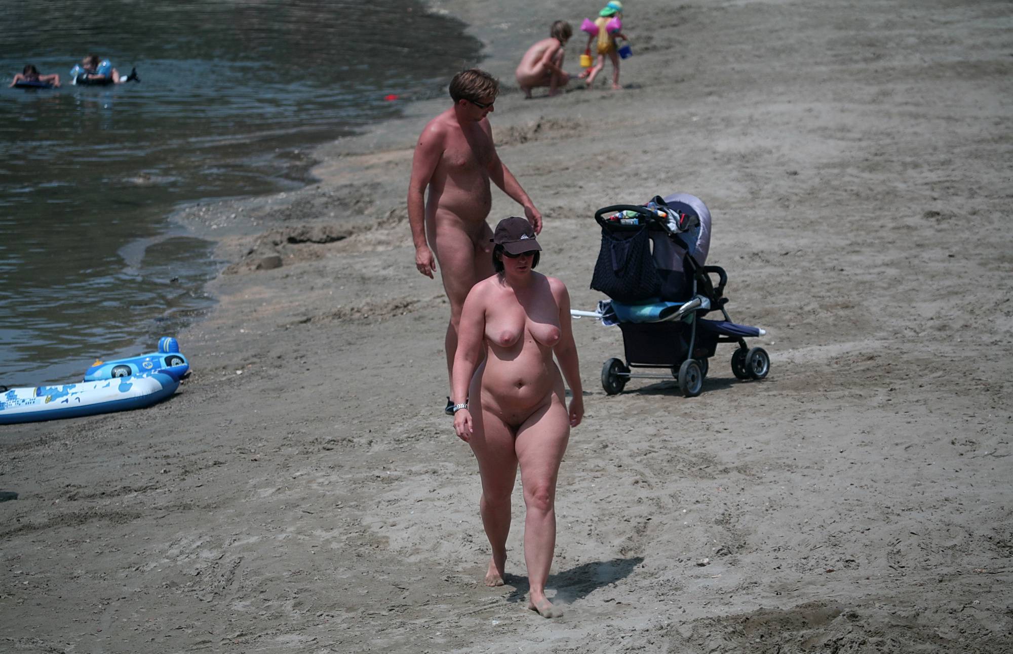 White Sand Stroller Push - 2