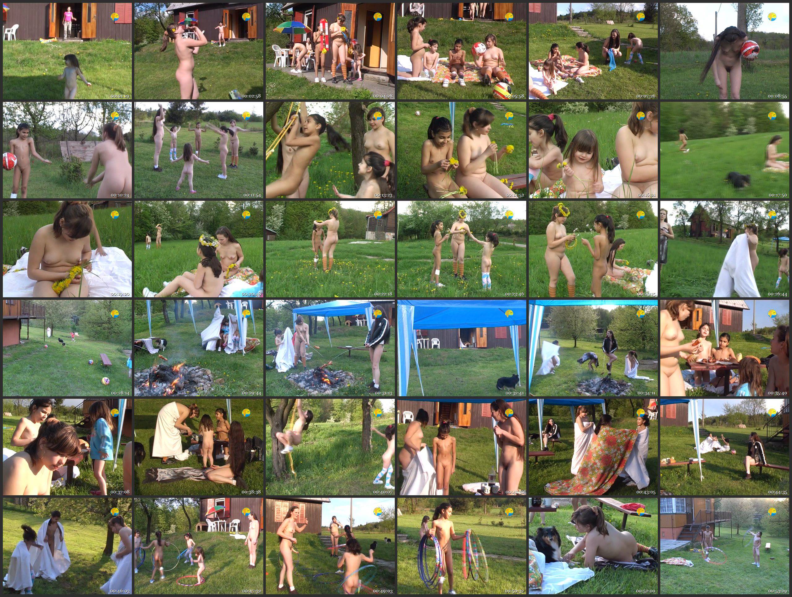 Naturist Freedom With Mum at the Cottage - Thumbnails