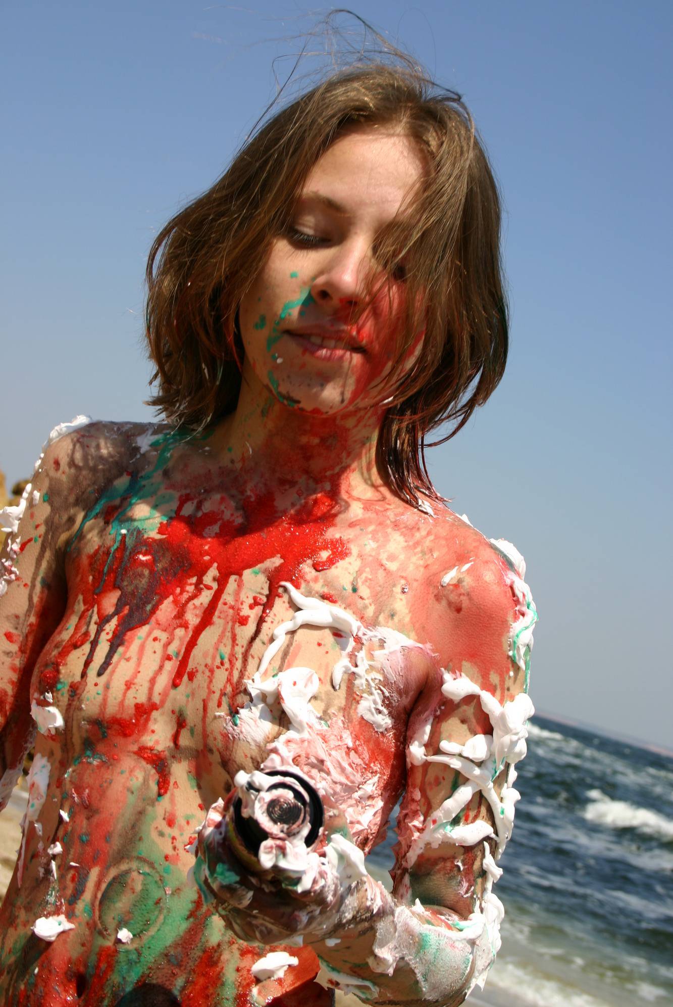 Beach Paint Fight Actions - 2