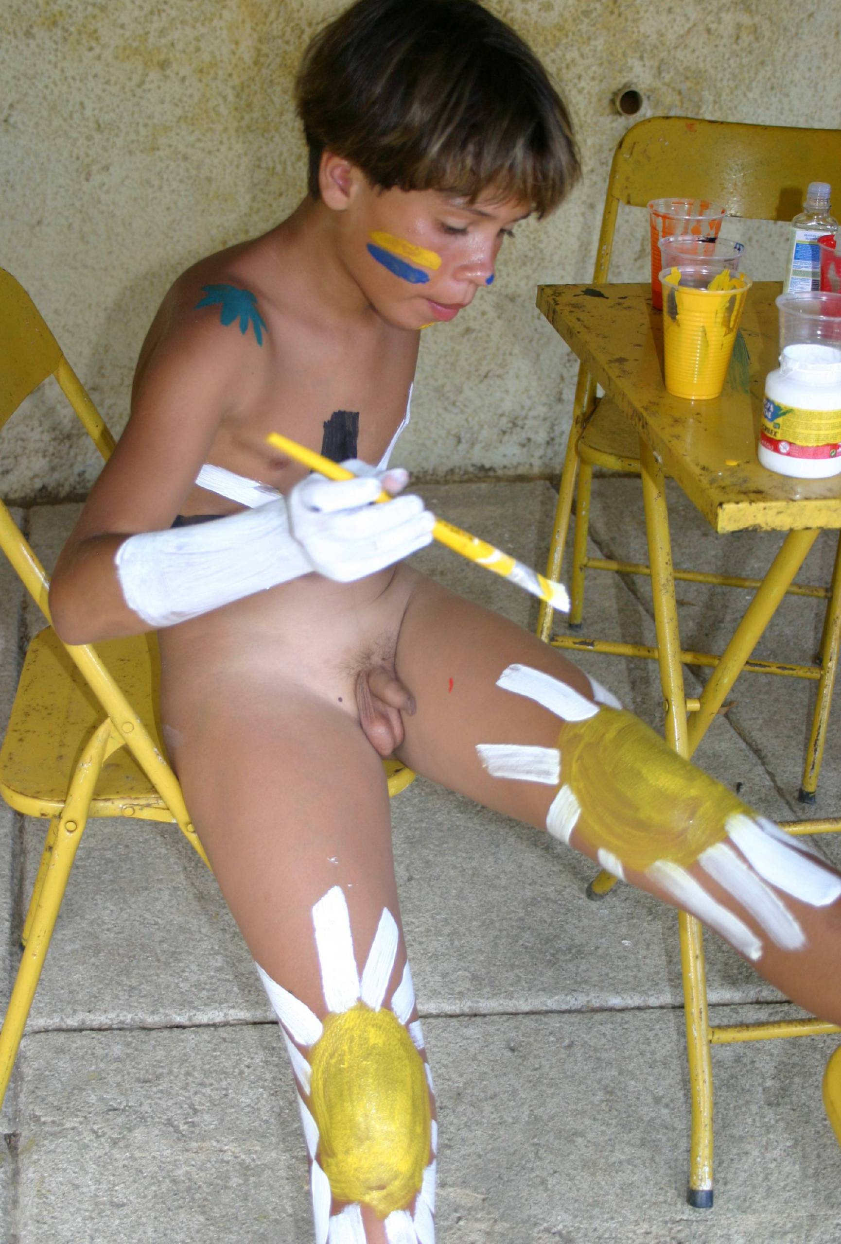 Nudist Pictures Brazilian Self Body Paints - 1