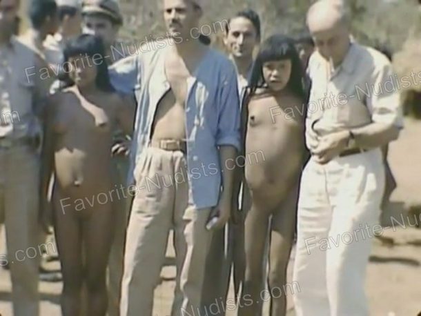 Xingu indians - Expedition to rainforests of Brazil in 1948 snapshot