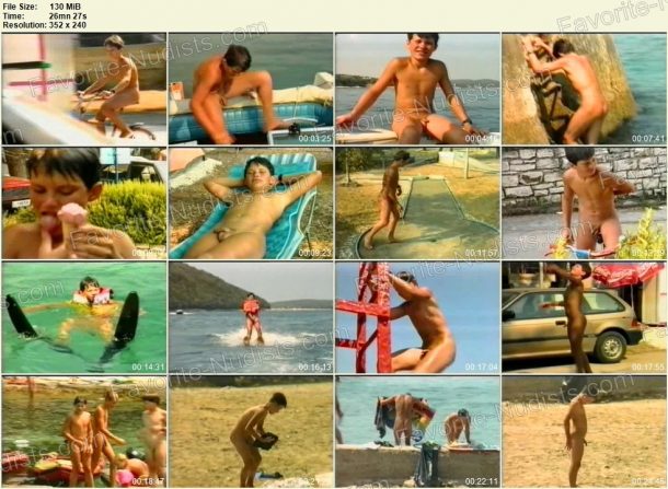 Cover of On The Land and In The Water - Nudist Boys Video