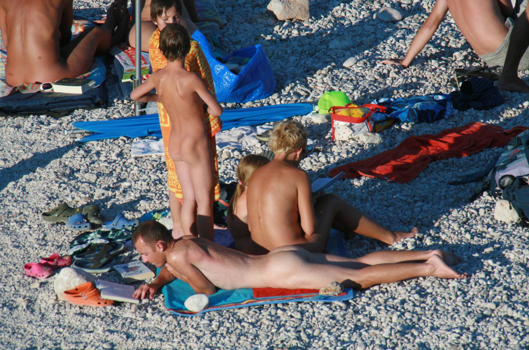 Nudist Photos Naturist Beach Family Two - 1