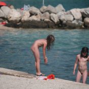 Nudist Duel Skinny Dipping