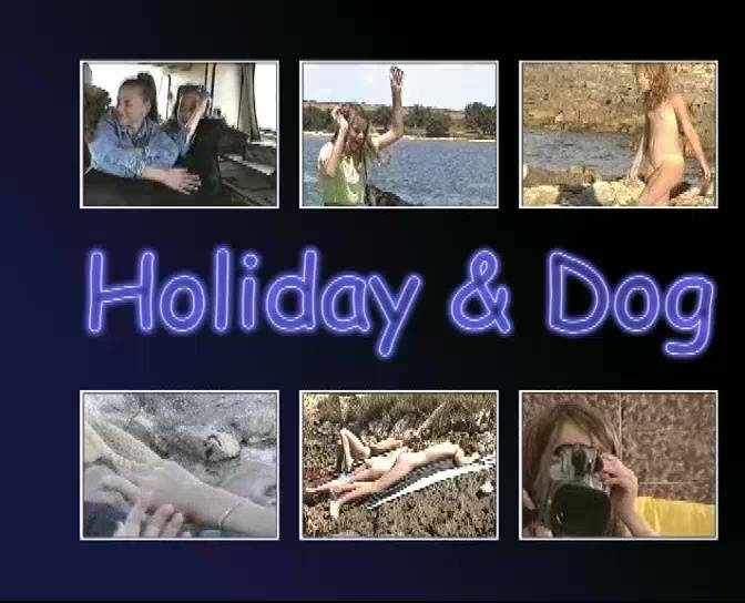 Nudist Movies Holiday and Dog - Poster