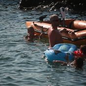 Full Family Nudist Boating