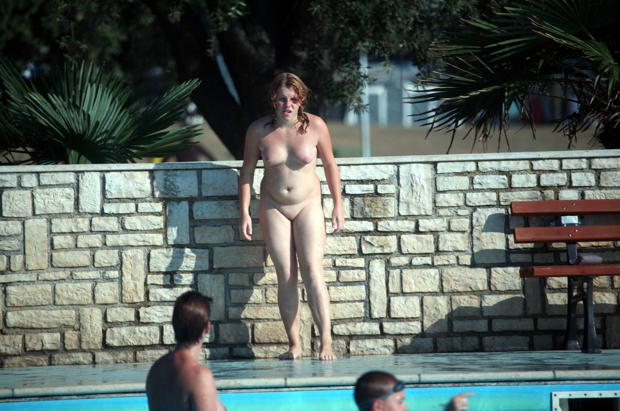 Nudist Pool Jumping Time - 2