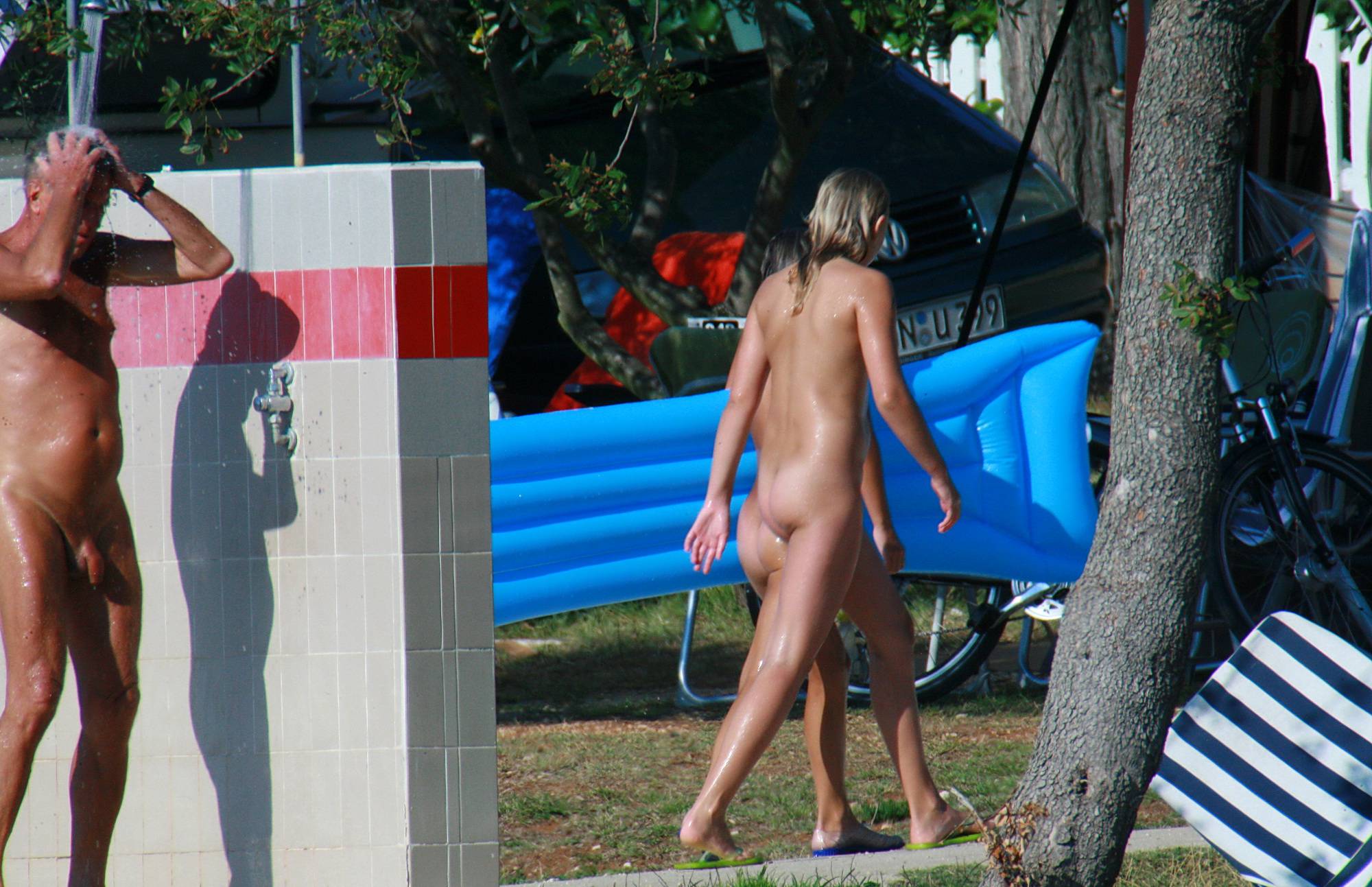 Nudist Pics Shower By The Veranda - 2
