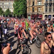 World Naked Bike Ride (WNBR) 2013